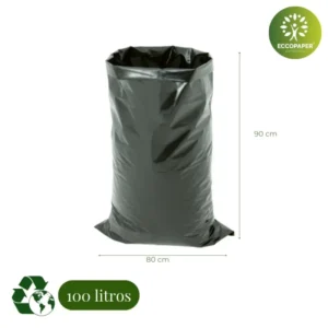 Bolsa para Basura ECO 100 Litros reciclable y sostenible.