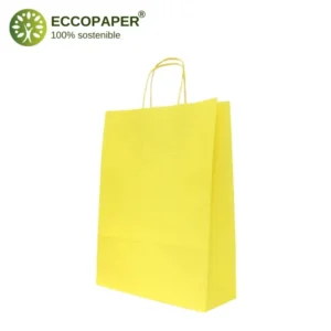 Bolsa Kraft 44x15x50cm económica y versátil, ideal para ropa y complementos.