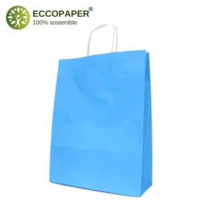 Bolsa Kraft 44x15x50cm biodegradable y práctica, perfecta para negocios comprometidos.