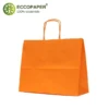Bolsas Kraft 28x10x22cm ecológicas y biodegradables para tiendas responsables.