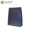 Bolsa Kraft 44x15x50cm, fabricada con papel de alto gramaje, ideal para tiendas de moda.