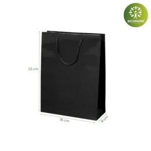 Bolsa de lujo 18x9x24cm ideal para tiendas boutique y eventos especiales.