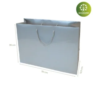 Bolsa de lujo 50x12.5x39cm perfecta para regalos elegantes.