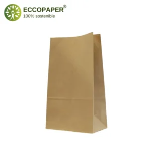 Bolsa SOS 14x8x24cm, perfecta para take away, hecha con materiales reciclables y resistentes.