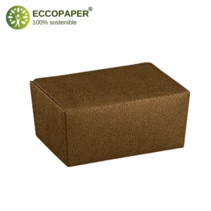 Cajas para Bombones 11.5x7.5x5cm fabricadas en España con materiales ecológicos certificados.