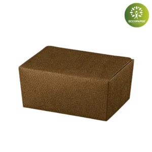 Cajas para Bombones 14x9x6cm con diseño exclusivo para negocios responsables.