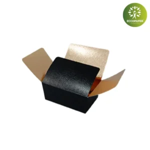 Cajas para Bombones 11.5x7.5x5cm con diseño ecológico y aptas para bombones premium.