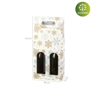 Estuches para Botellas 18x9x34cm sostenibles y perfectos para vinos premium.