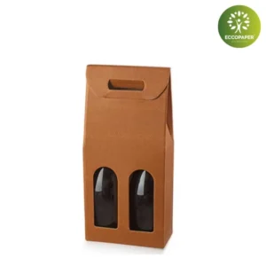 Estuches para Botellas 18x9x38.5cm para botellas de lujo y diseño ecológico.