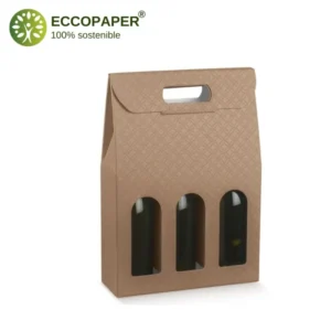 Estuches para Botellas 27x9x38.5cm perfectos para mercados locales.