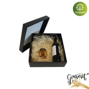 Cajas Gourmet 35x32x10cm ideal para destacar la responsabilidad y calidad de tu marca.