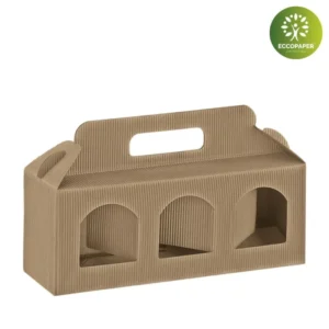 Cajas Gourmet 25x8x12cm perfecta para pequeños productos, ecológica y duradera.