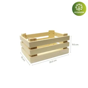 Cajas de Madera 20x15x9.5cm para productos exclusivos.