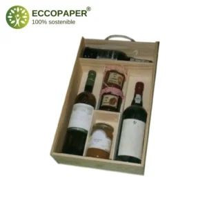 Estuche Botellas Gourmet 27x9x45cm de alta calidad.