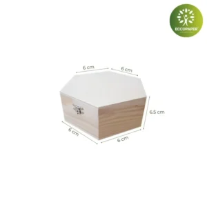 Cajas de Madera 6.5x6cm para productos exclusivos.