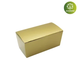 Estuche Gourmet 6.9x3.5x3cm, ideal para productos pequeños y exclusivos. Perfecto para presentar productos gourmet de tamaño compacto.