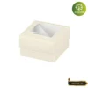 Estuche Gourmet 7x7x4cm, perfecto para productos gourmet y artesanales de tamaño mediano. Ideal para cestas pequeñas o regalos personalizados.