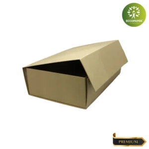 Cajas Premium 22x33x10cm de Eccopaper, ideal para el comercio local.