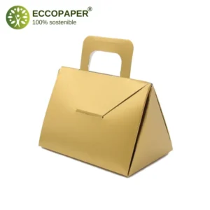 Caja ecológica 10x6.5x6cm ideal para comercios comprometidos con la sostenibilidad.