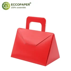 Caja sostenible 10x6.5x6cm perfecta para detalles de comunión y bautizos.
