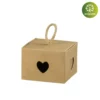 Cajas para regalos 6x6x4cm perfectas para celebraciones familiares y sostenibles.