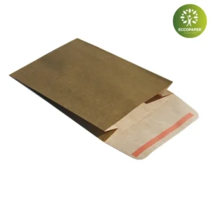 Sobres de papel 34+8.5x45cm biodegradables y duraderos